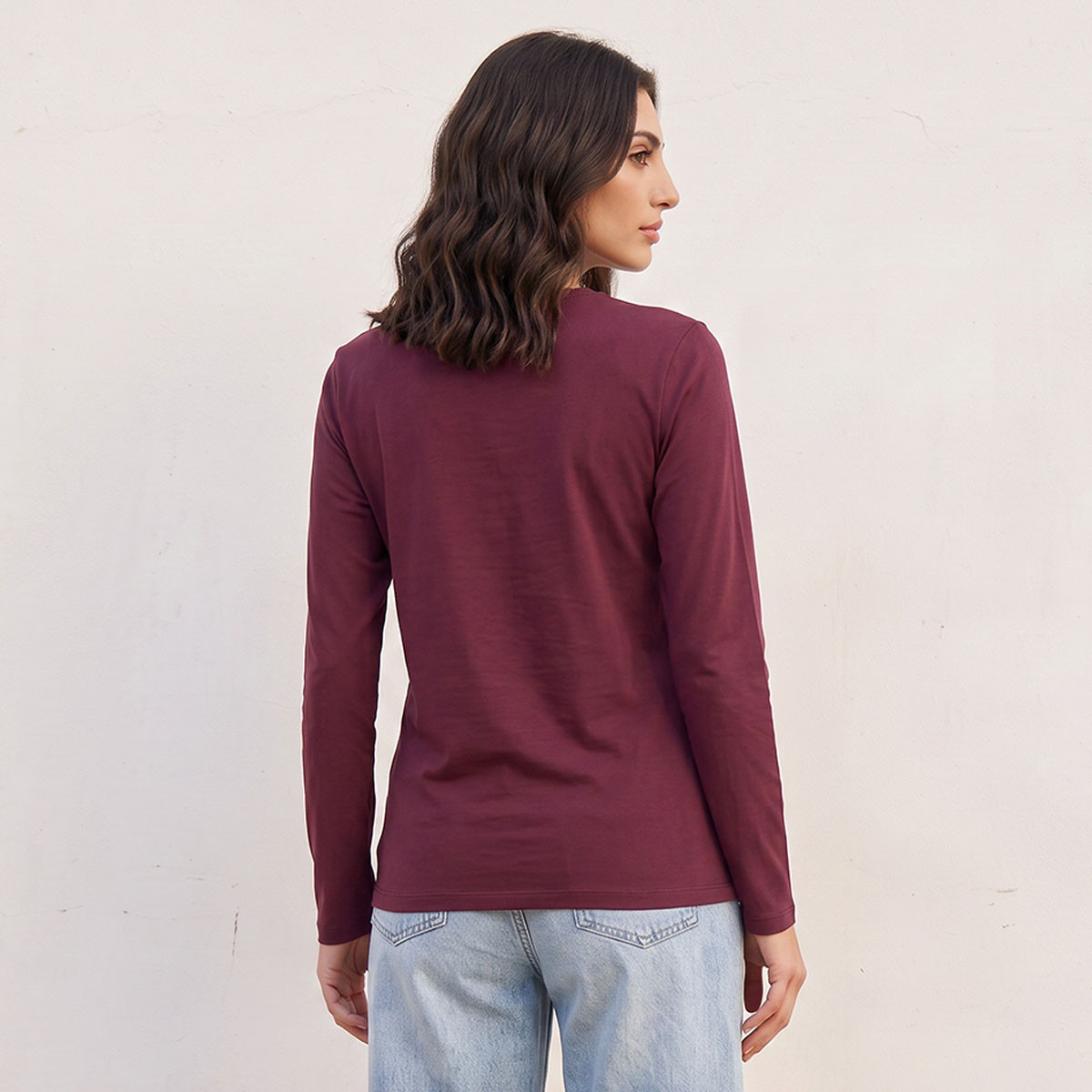 تيشيرت بقصّة سليم من سبلاش بيزيكس-women-clothing-tshirts-image-3