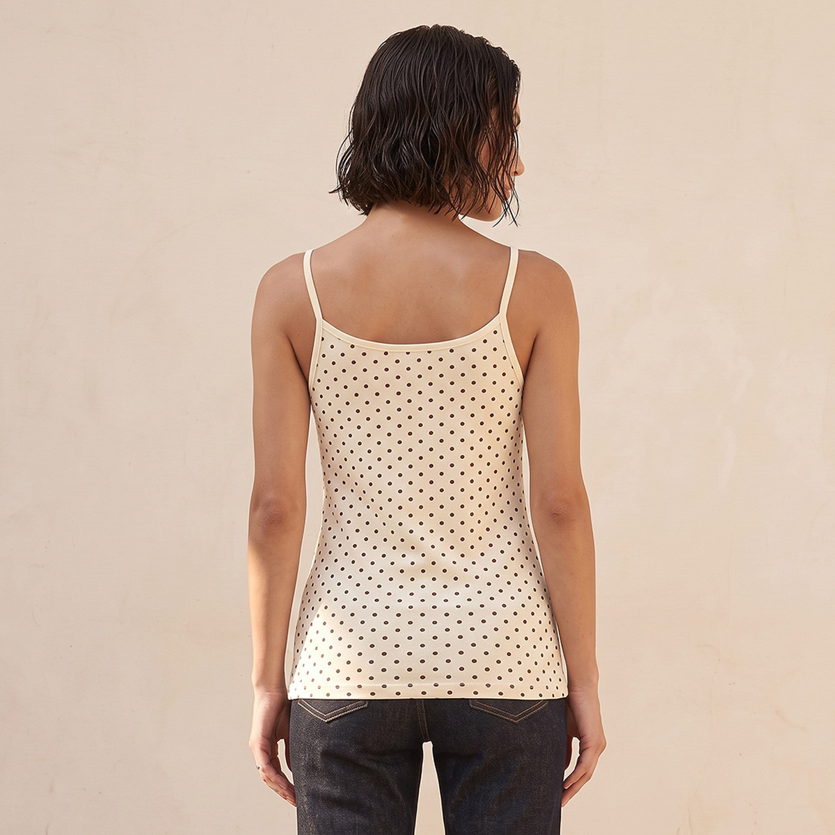Splash Basic Slim Fit Spaghetti Strap Tank Top-women-clothing-tshirts-image-3