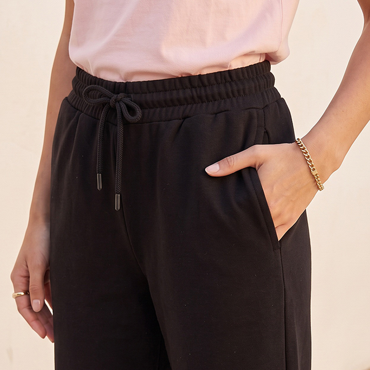 Splash Iconic Track Pants with Elasticated Waist-women-clothing-bottoms-joggers-image-5