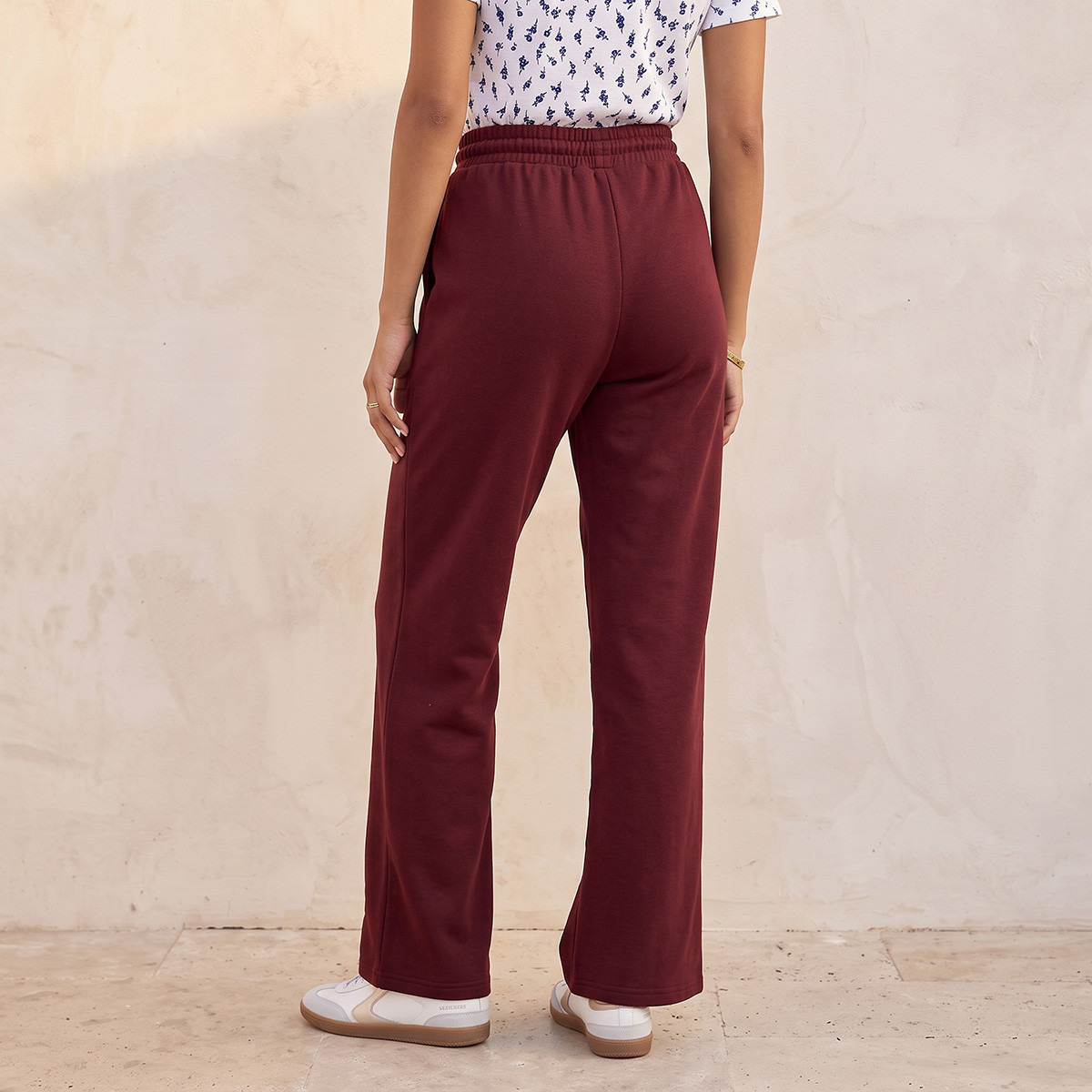 Splash Iconic Track Pants with Elasticated Waist-women-clothing-bottoms-joggers-image-3