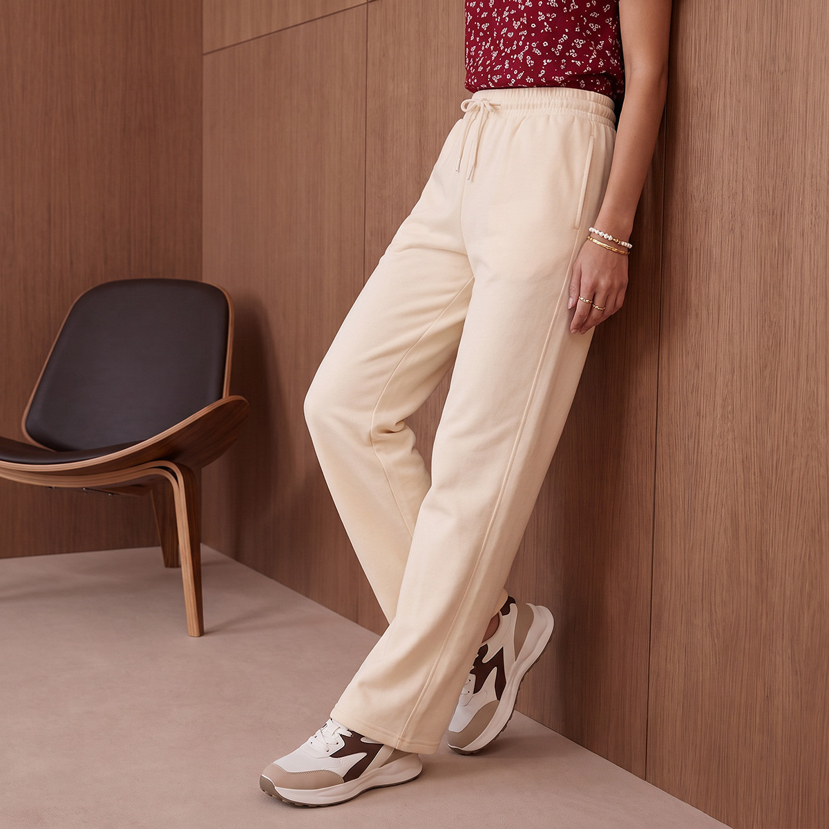 Splash Iconic Track Pants with Elasticated Waist-women-clothing-bottoms-joggers-image-1