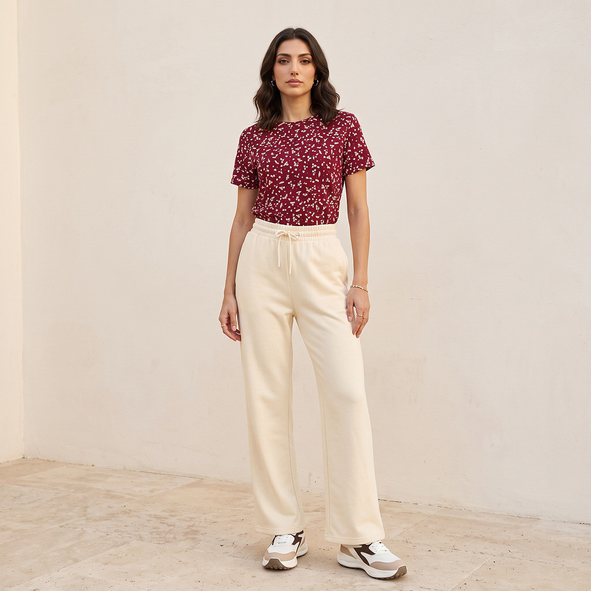 Splash Iconic Track Pants with Elasticated Waist-women-clothing-bottoms-joggers-image-2