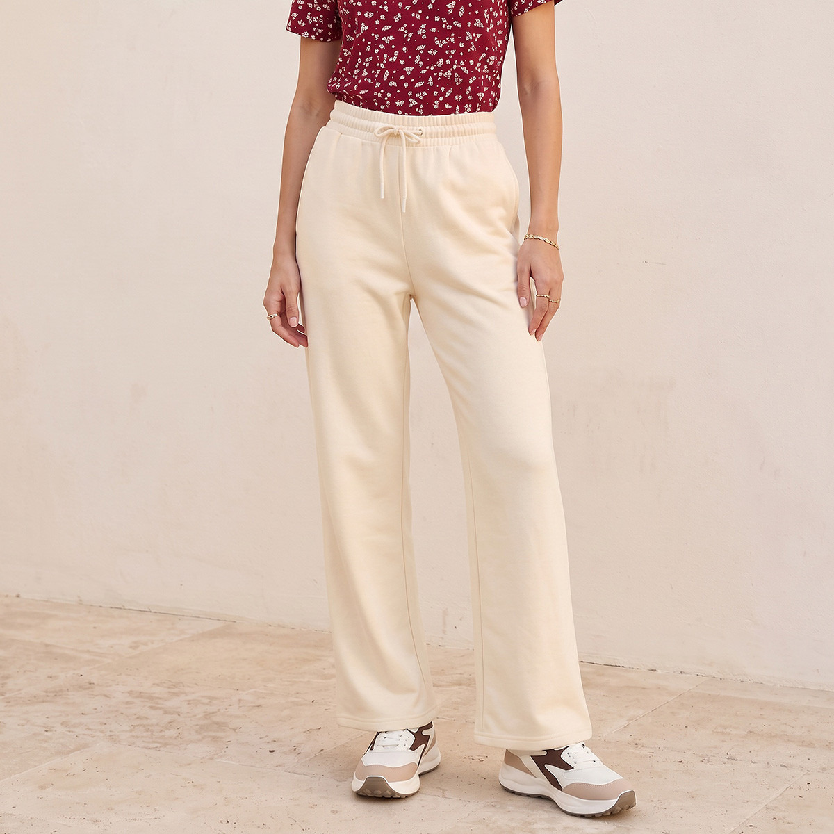 Splash Iconic Track Pants with Elasticated Waist-women-clothing-bottoms-joggers-image-4