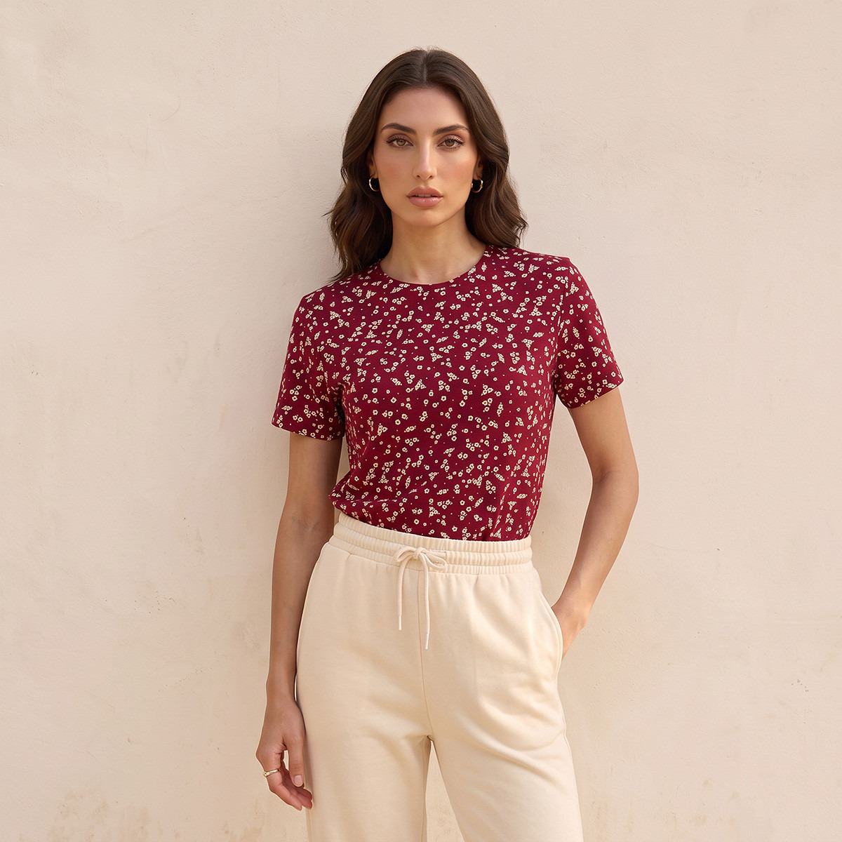 تيشيرت بطبعات من بيزيكس من سبلاش-women-clothing-tshirts-image-1
