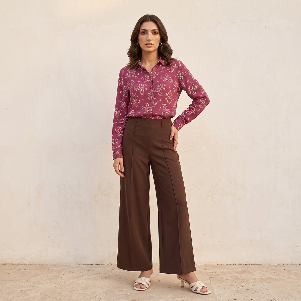 Splash Basics Viscose Printed Shirt with High-Low Hem-women-clothing-shirtsandblouses-shirts-image-2