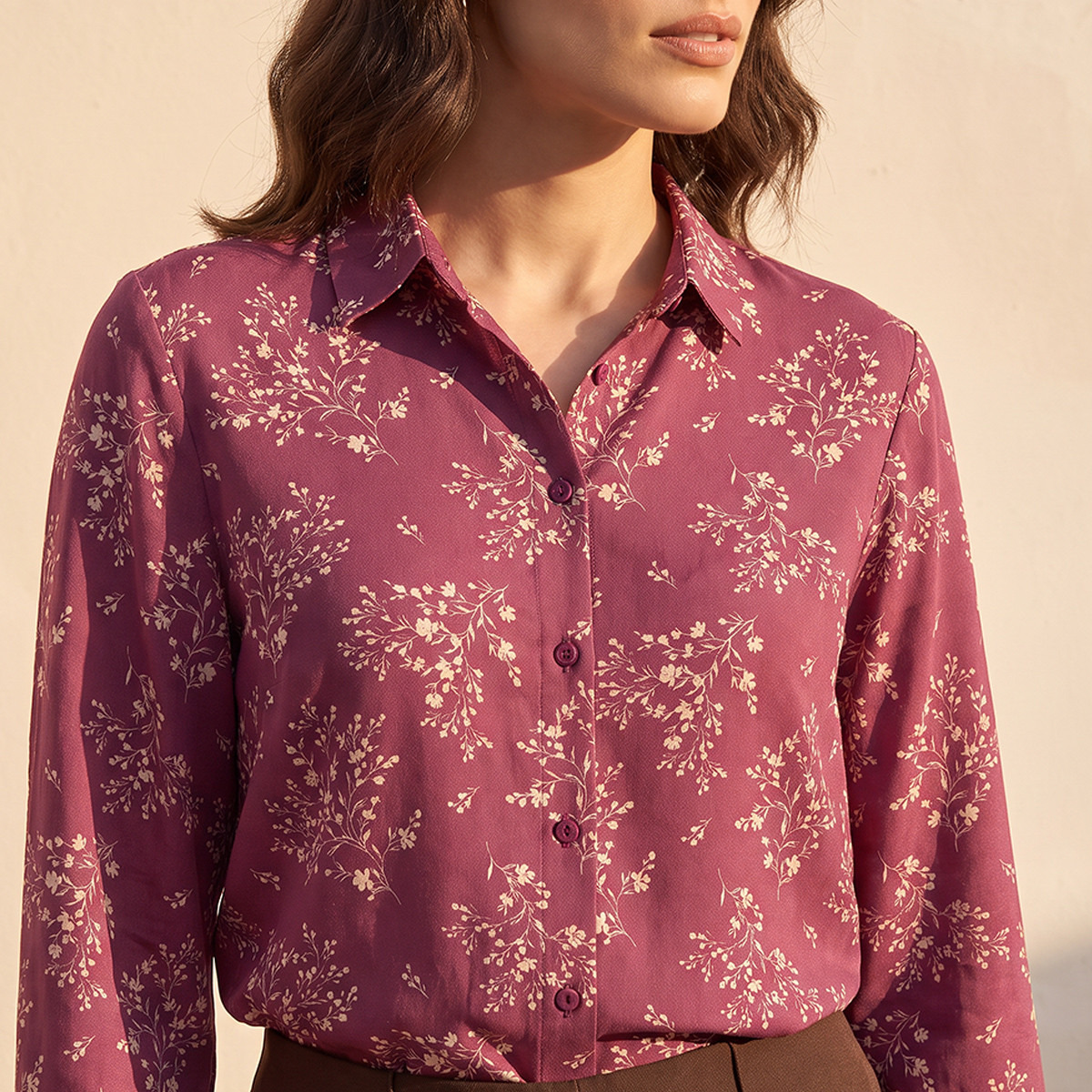 Splash Basics Viscose Printed Shirt with High-Low Hem-women-clothing-shirtsandblouses-shirts-image-5