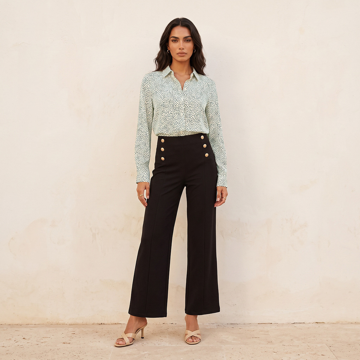 Splash Basics Viscose Printed Shirt with High-Low Hem-women-clothing-shirtsandblouses-shirts-image-2