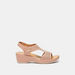 Le Confort Cutout Detail Sandal with Wedge Heels-Women%27s Heel Sandals-thumbnail-0