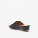 Le Confort Perforated Slip-On Sandals with Wedge Heels-Women%27s Heel Sandals-thumbnailMobile-2