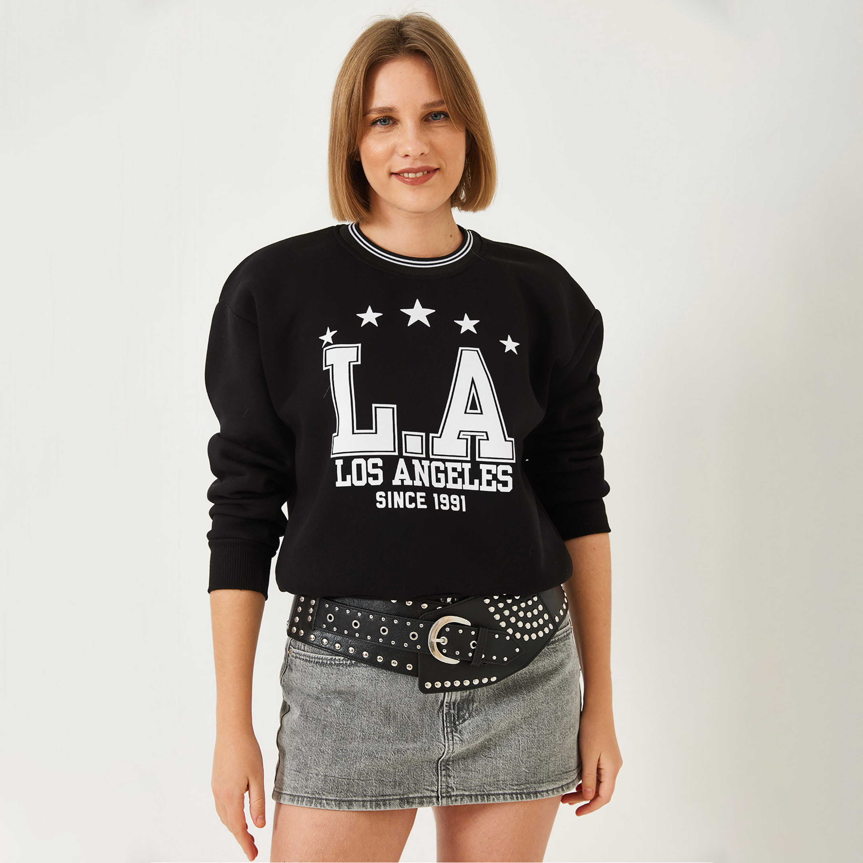 Bianco Lucci Text-Print Women's Sweatshirt-women-winterwear-hoodiesandsweatshirts-sweatshirts-image-1