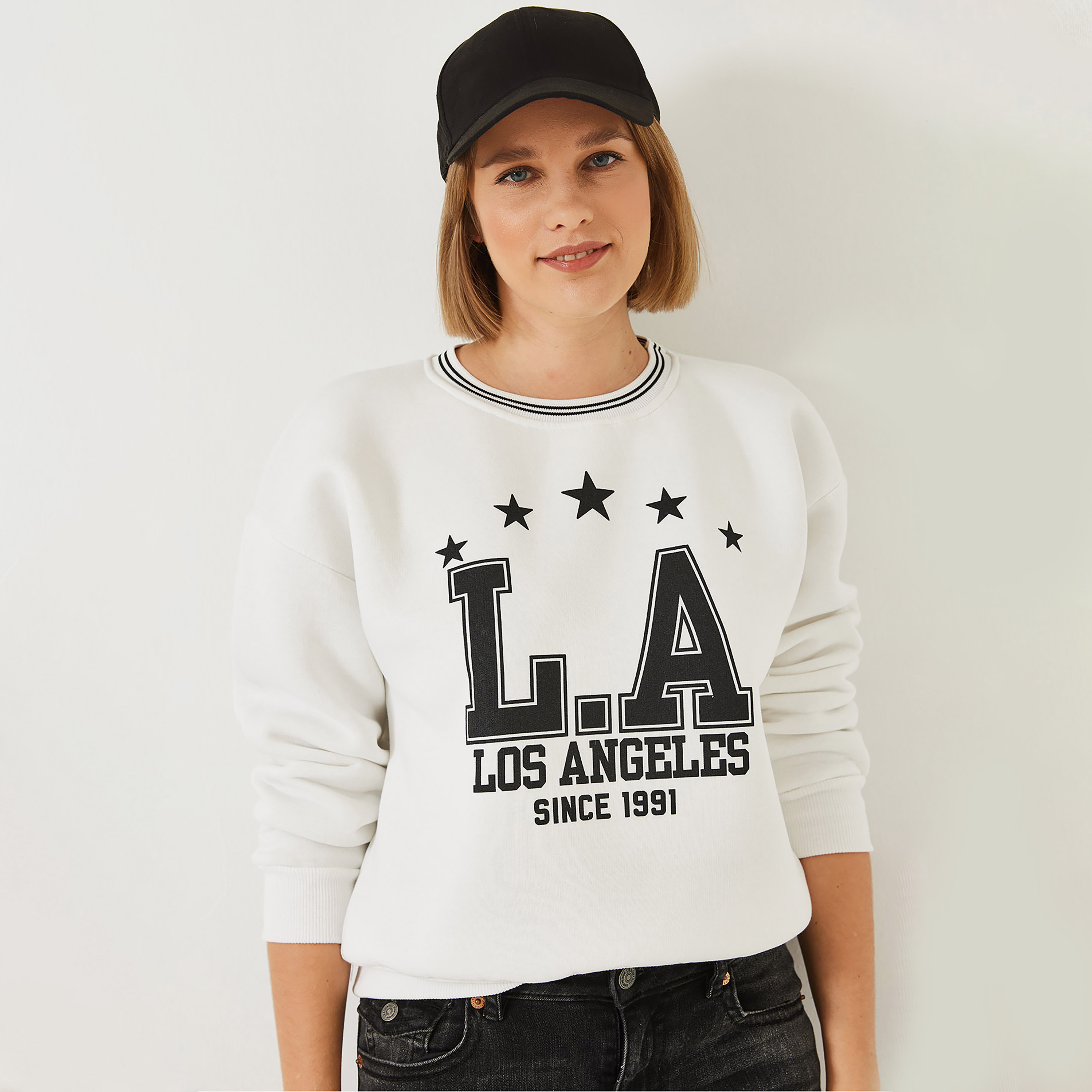 Bianco Lucci Text-Print Women's Sweatshirt-women-winterwear-hoodiesandsweatshirts-sweatshirts-image-5