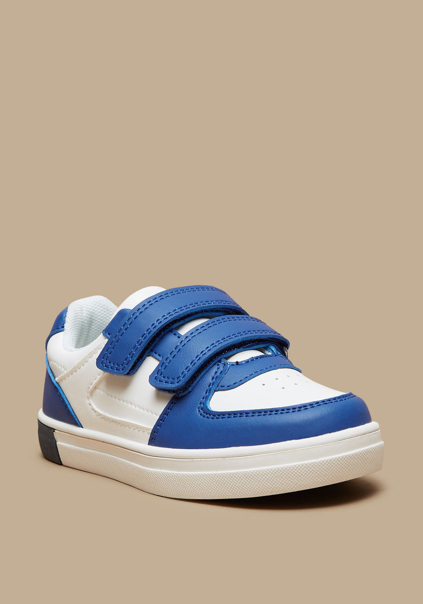 Juniors Perforated Sneakers with Hook and Loop Closure-Boy%27s Sneakers-image-0