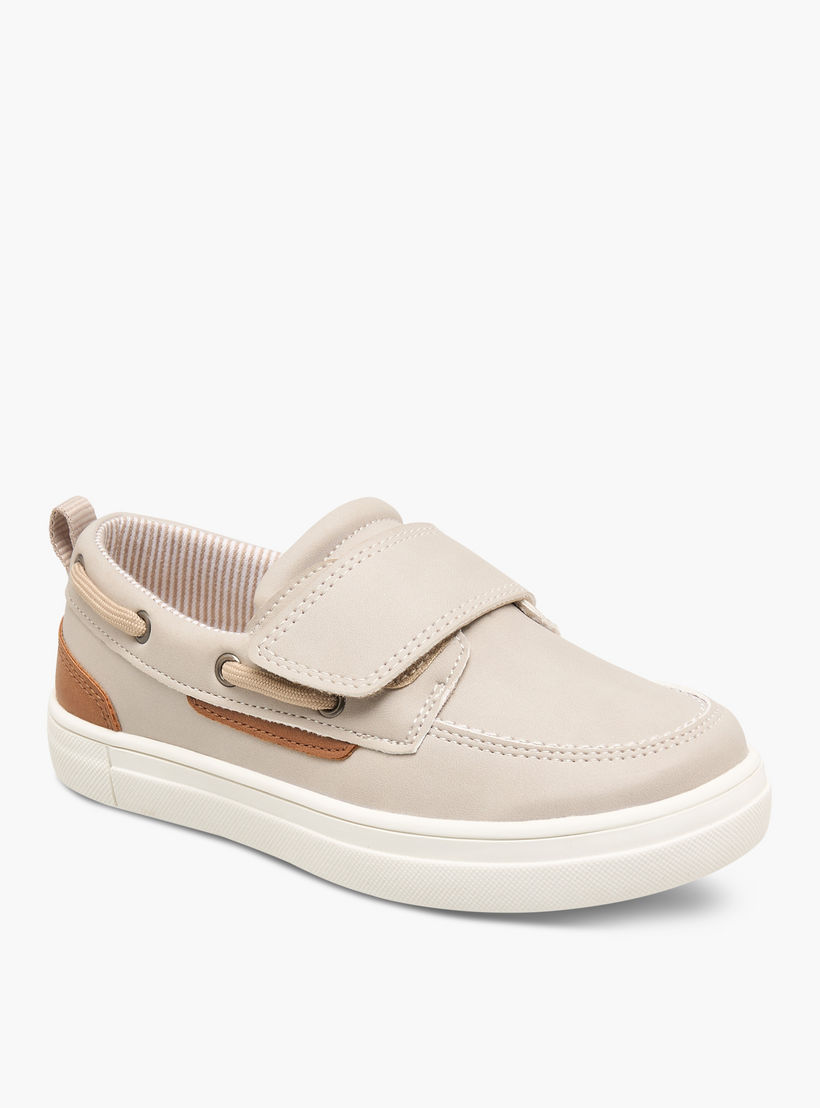 حذاء سهل الارتداء بألواح وشريط لاصق من جونيورز-boys-shoes-loafers-image-2