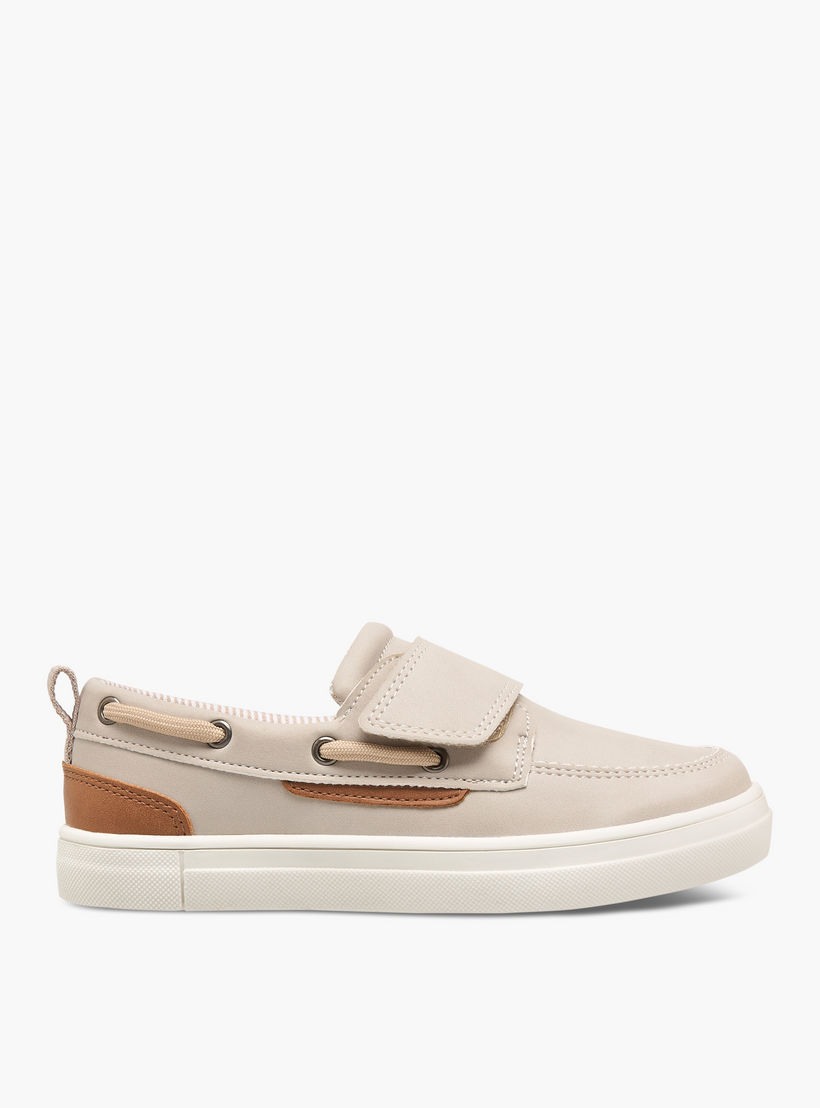 حذاء سهل الارتداء بألواح وشريط لاصق من جونيورز-boys-shoes-loafers-image-3