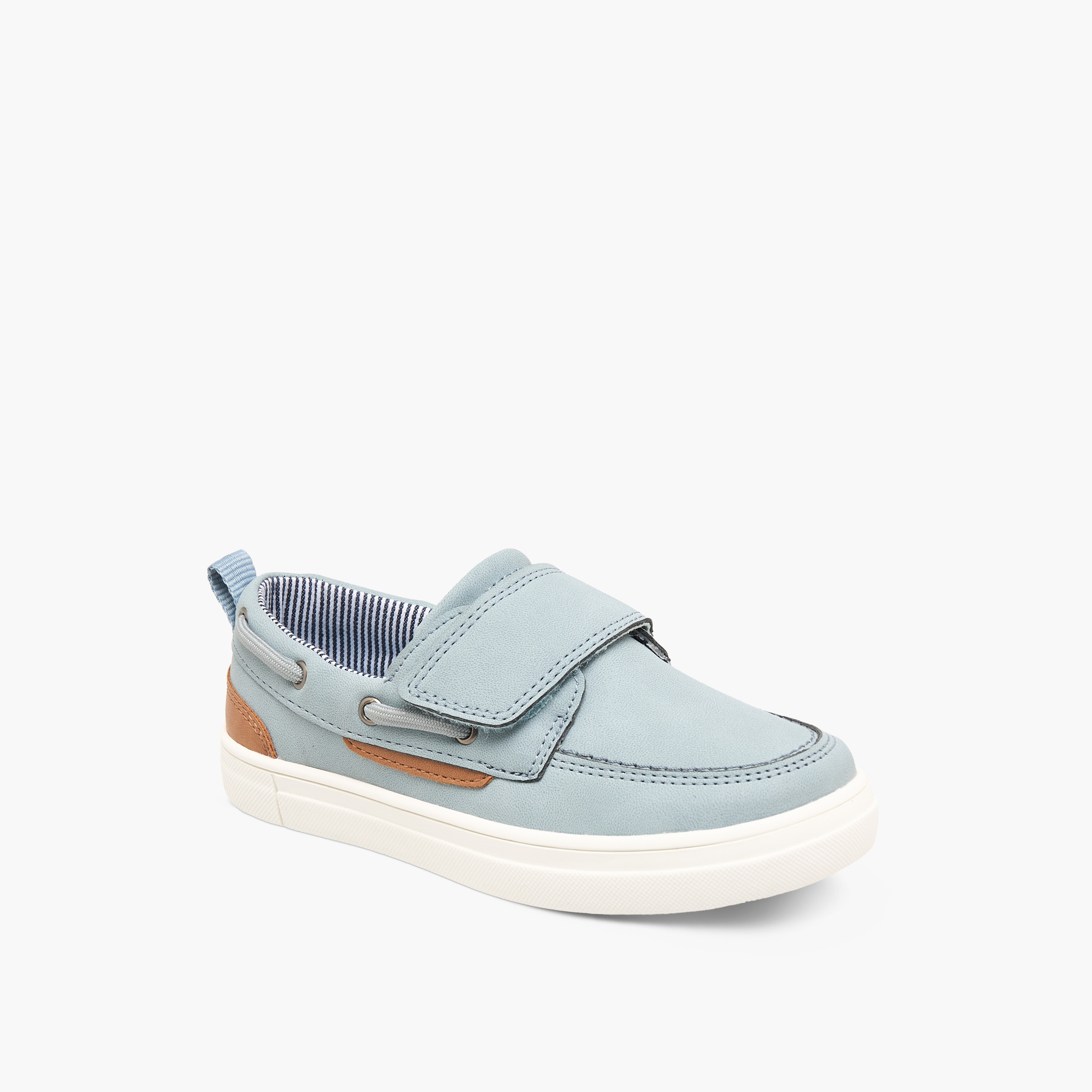 حذاء سهل الارتداء بألواح وشريط لاصق من جونيورز-boys-shoes-loafers-image-2