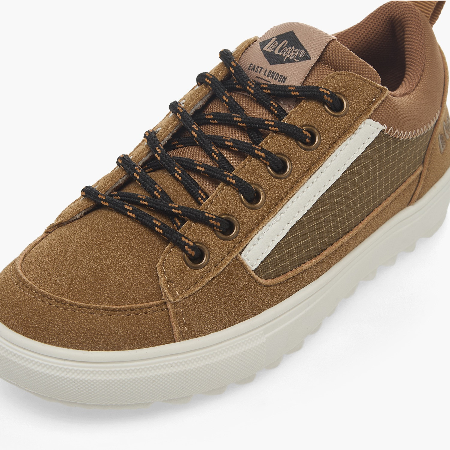 Lee Cooper Boys Textured Lace-Up Ankle Sneakers-boys-shoes-sneakers-image-4
