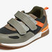 Juniors Textured Sneakers with Hook and Loop Closure-Boy%27s Sneakers-thumbnailMobile-3