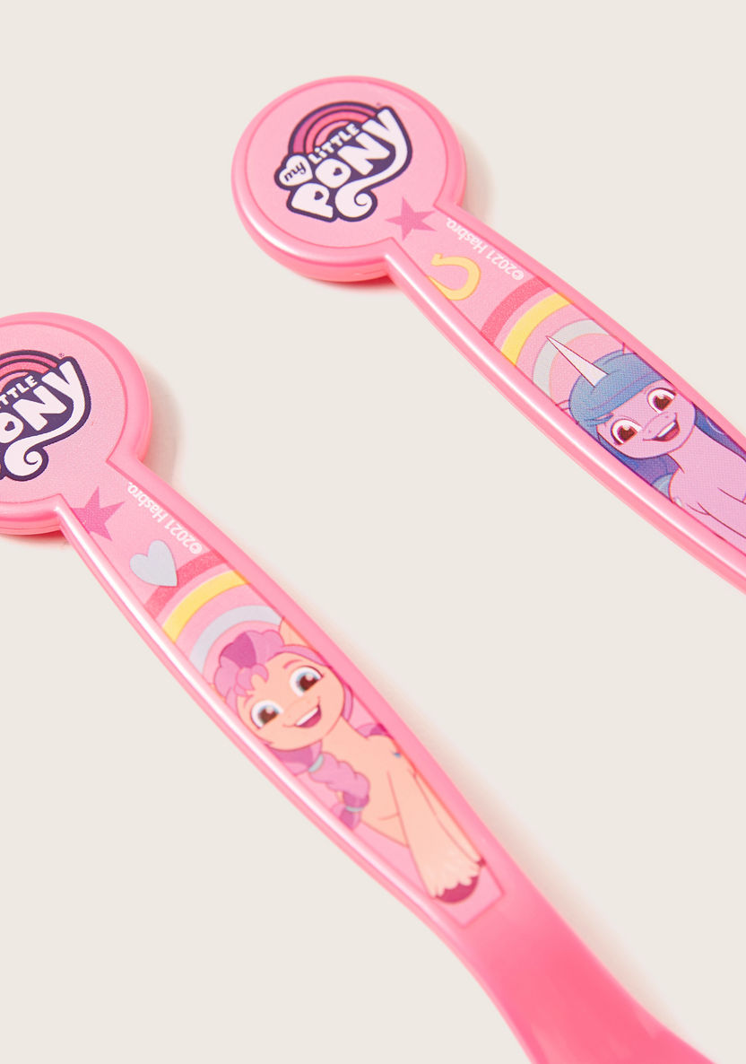 My Little Pony Print Spoon and Fork Set-Mealtime Essentials-image-2