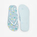 Aqua Tropical Print Slip-On Flip Flops-Girl%27s Flip Flops & Beach Slippers-thumbnailMobile-4