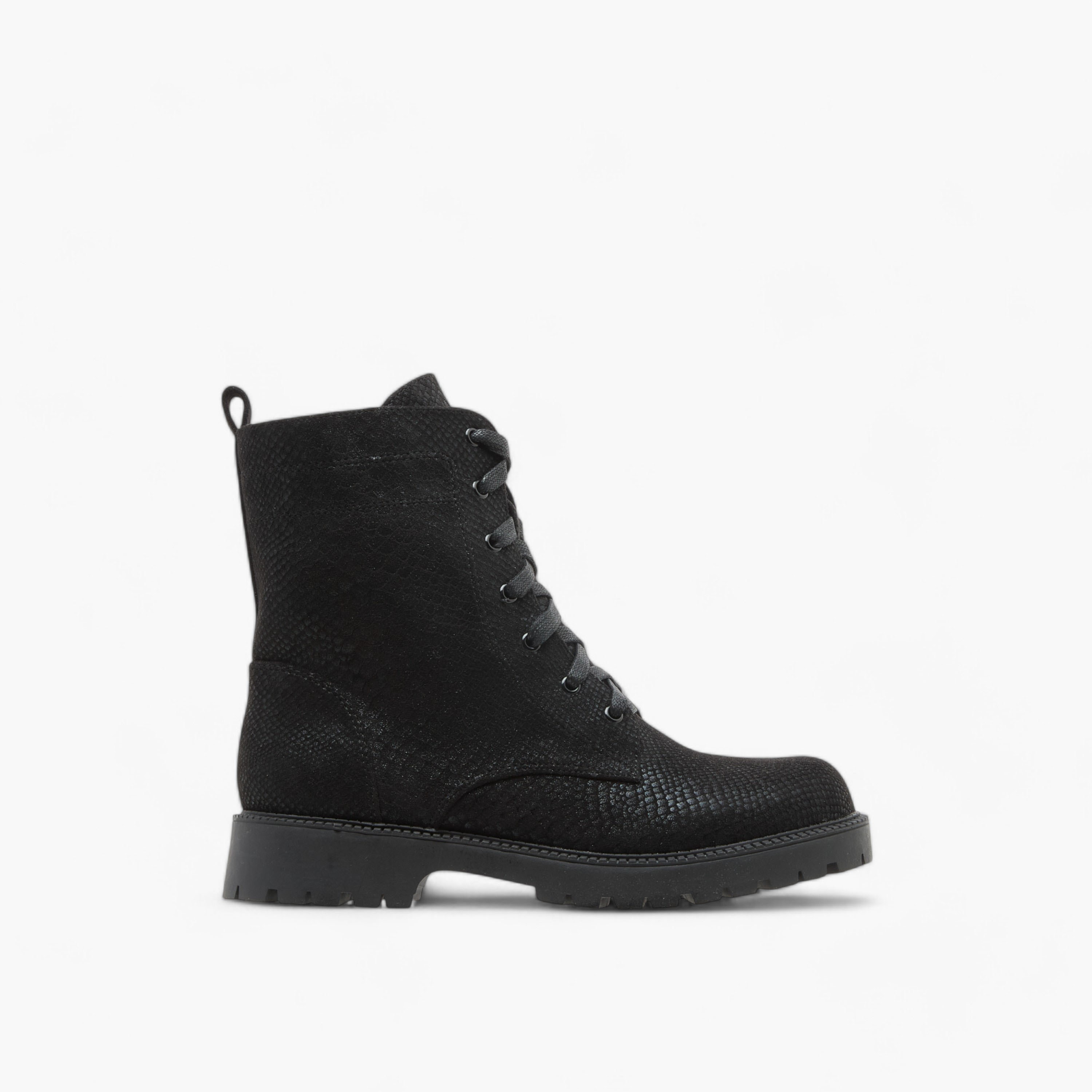 بوت بارز الملمس برقبة طويلة وسحاب إغلاق للنساء من سيليست-women-shoes-boots-image-3