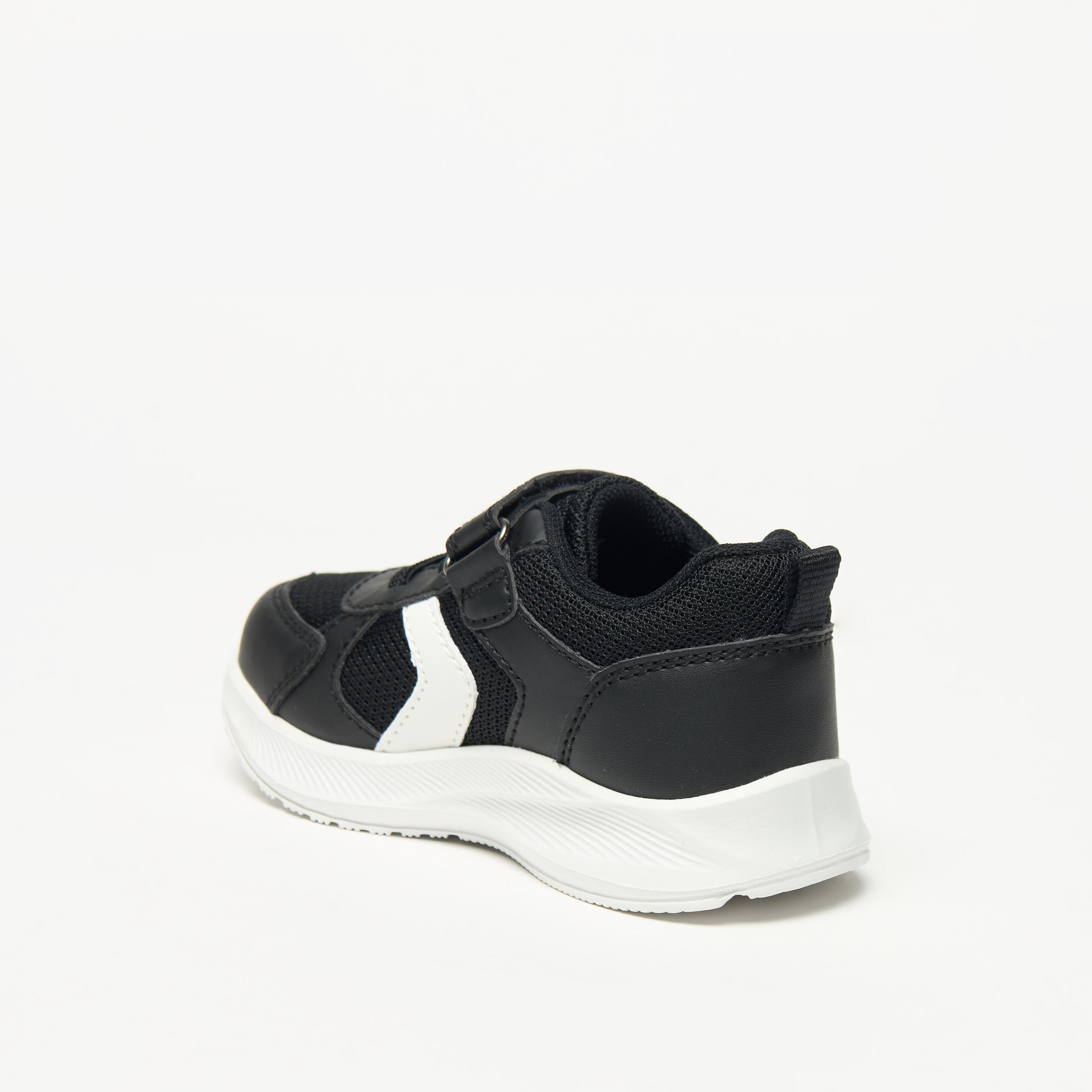 Barefeet Panelled Lightweight Sneakers with Hook and Loop Closure-boys-shoes-sneakers-image-2