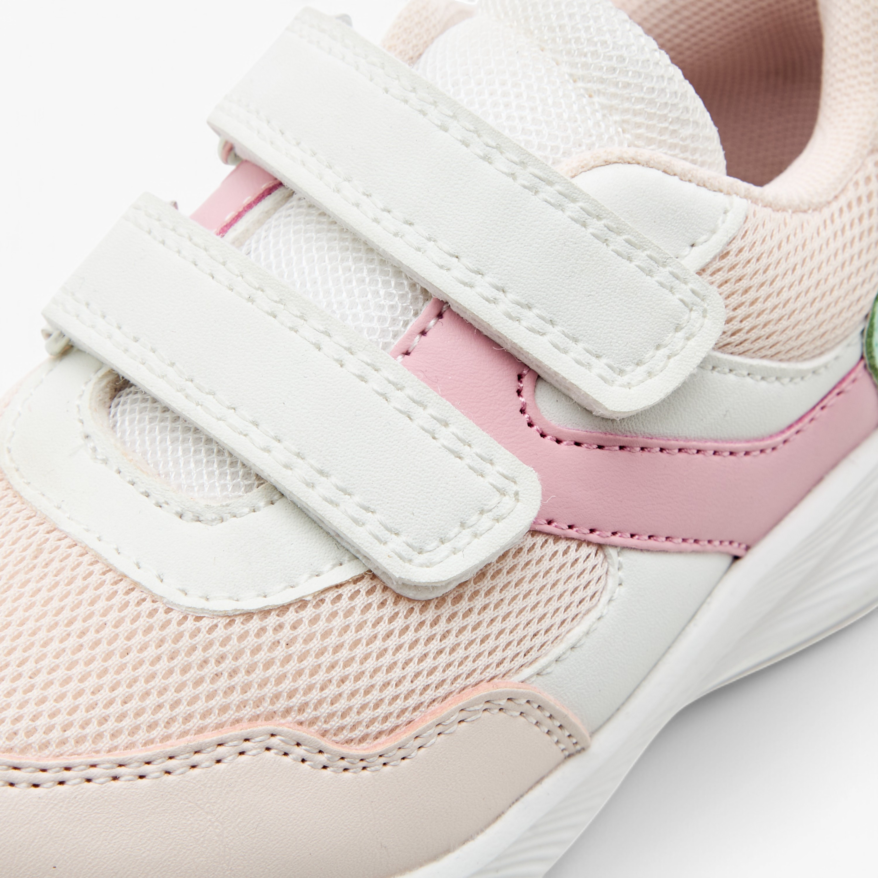 Barefeet Panelled Ankle Sneakers with Hook and Loop Closure-girls-shoes-sneakers-image-9