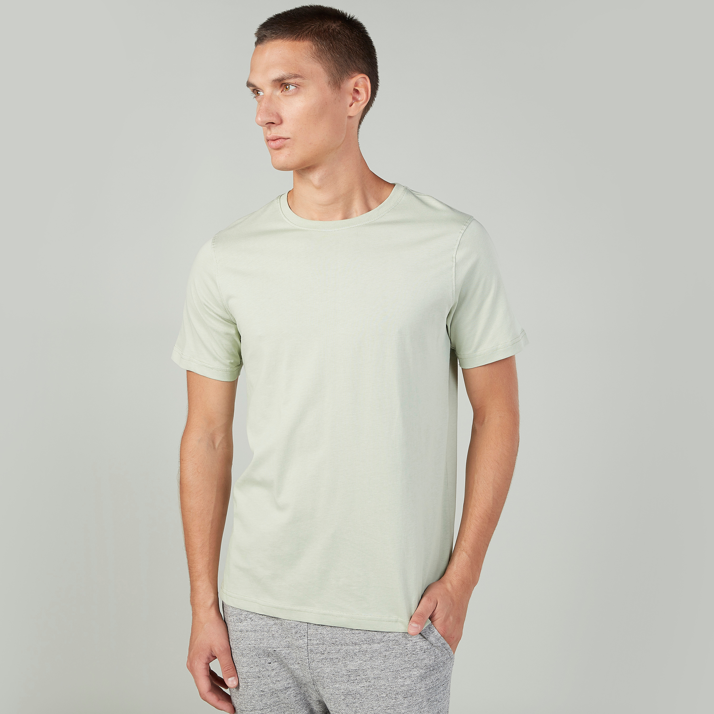 H and m 2024 plain t shirts