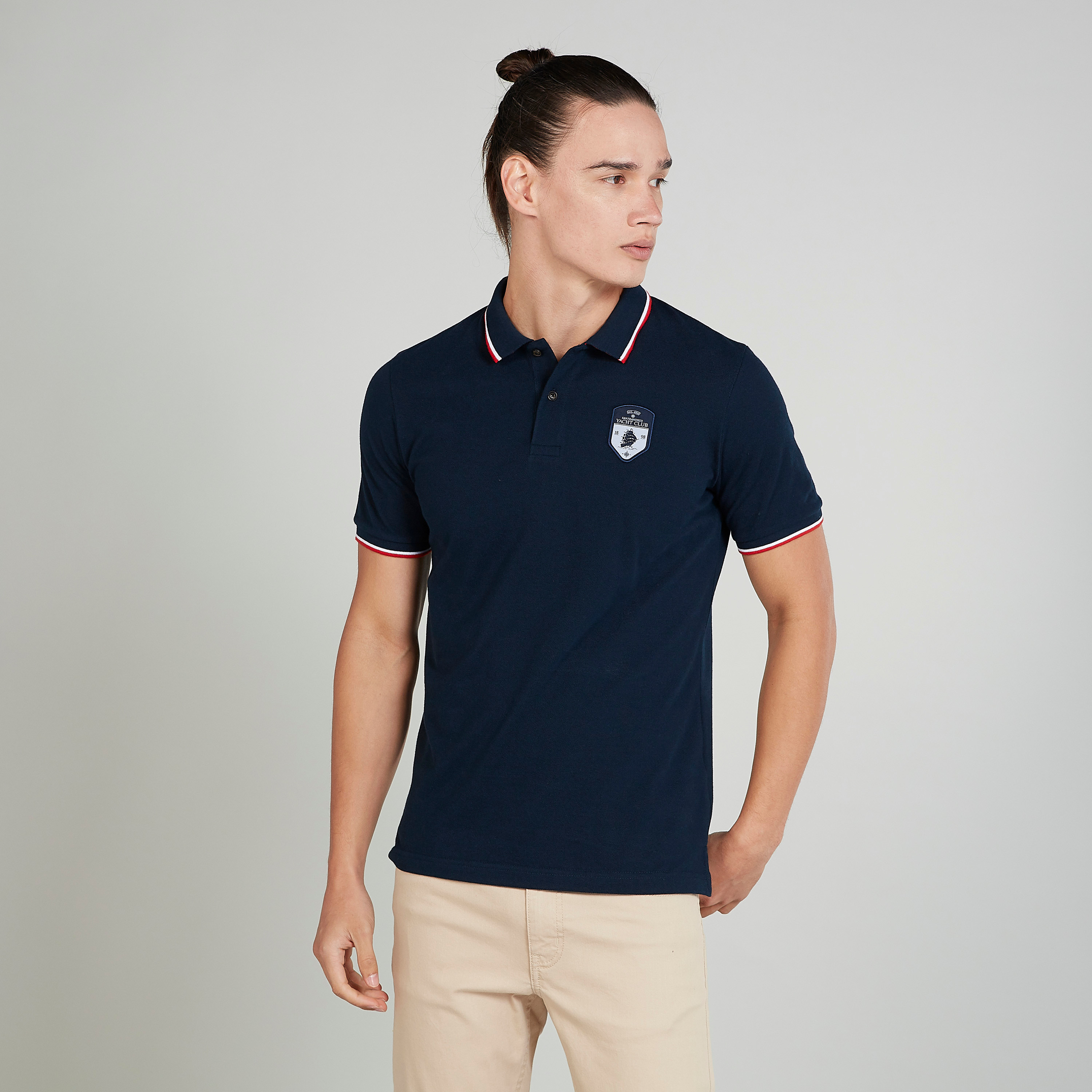 Plain slim fit polo 2024 shirts