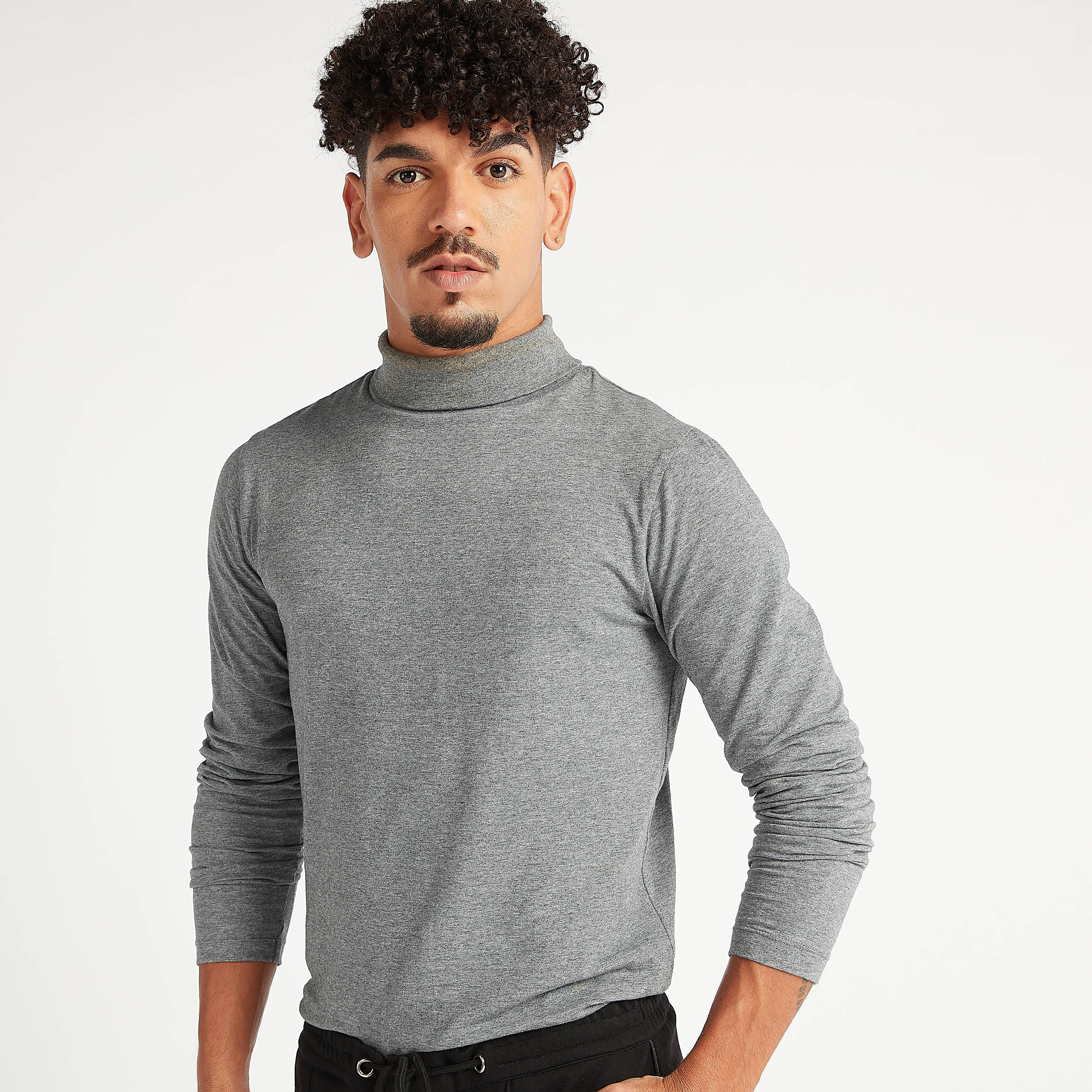 Turtleneck long deals sleeve shirt