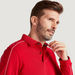 Solid Polo T-shirt with Long Sleeves-Polos-thumbnail-2