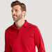 Solid Polo T-shirt with Long Sleeves-Polos-thumbnailMobile-4