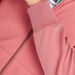 Solid Zip Through Hooded Jacket with Kangaroo Pocket-Hoodies and Sweatshirts-thumbnailMobile-4