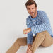 Striped T-shirt with Long Sleeves and Crew Neck-T Shirts-thumbnailMobile-6