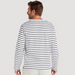 Striped T-shirt with Long Sleeves and Crew Neck-T Shirts-thumbnailMobile-3