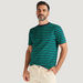 Striped T-shirt with Crew Neck and Short Sleeves-T Shirts-thumbnail-0