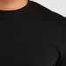 Textured T-shirt with Short Sleeves and Crew Neck-T Shirts-thumbnailMobile-2