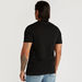 Textured T-shirt with Short Sleeves and Crew Neck-T Shirts-thumbnailMobile-3