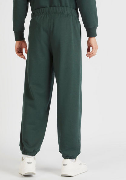 Solid Joggers with Elasticated Waistband and Pockets