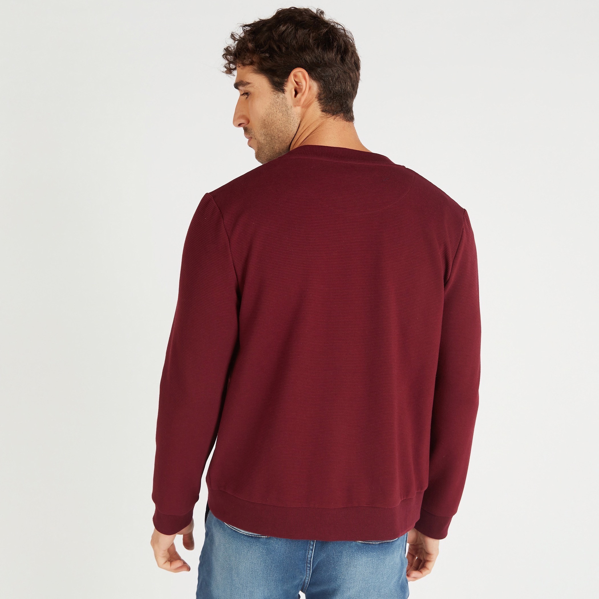جاكيت بومبر بارز الملمس بسحّاب إغلاق وأكمام طويلة-men-clothing-jacketsandblazers-jackets-image-4