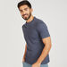 Solid Henley Neck T-shirt with Short Sleeves-T Shirts-thumbnailMobile-0