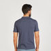 Solid Henley Neck T-shirt with Short Sleeves-T Shirts-thumbnail-2