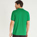 Solid Polo T-shirt with Short Sleeves and Tipping Detail-Polos-thumbnail-3