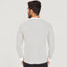 Striped Crew Neck T-shirt with Long Sleeves-T Shirts-thumbnail-3