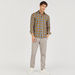 Checked Shirt with Long Sleeves and Chest Pocket-Shirts-thumbnailMobile-1
