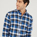 Checked Shirt with Long Sleeves and Button Closure-Shirts-thumbnailMobile-2