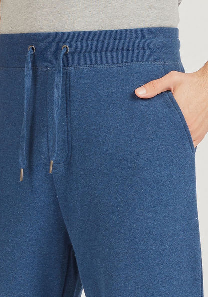 Solid Joggers with Drawstring Closure and Pockets-Joggers-image-2