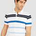 Striped Polo T-shirt with Short Sleeves-Polos-thumbnail-4