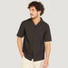 Solid Shirt with Short Sleeves and Button Closure-Shirts-thumbnailMobile-1