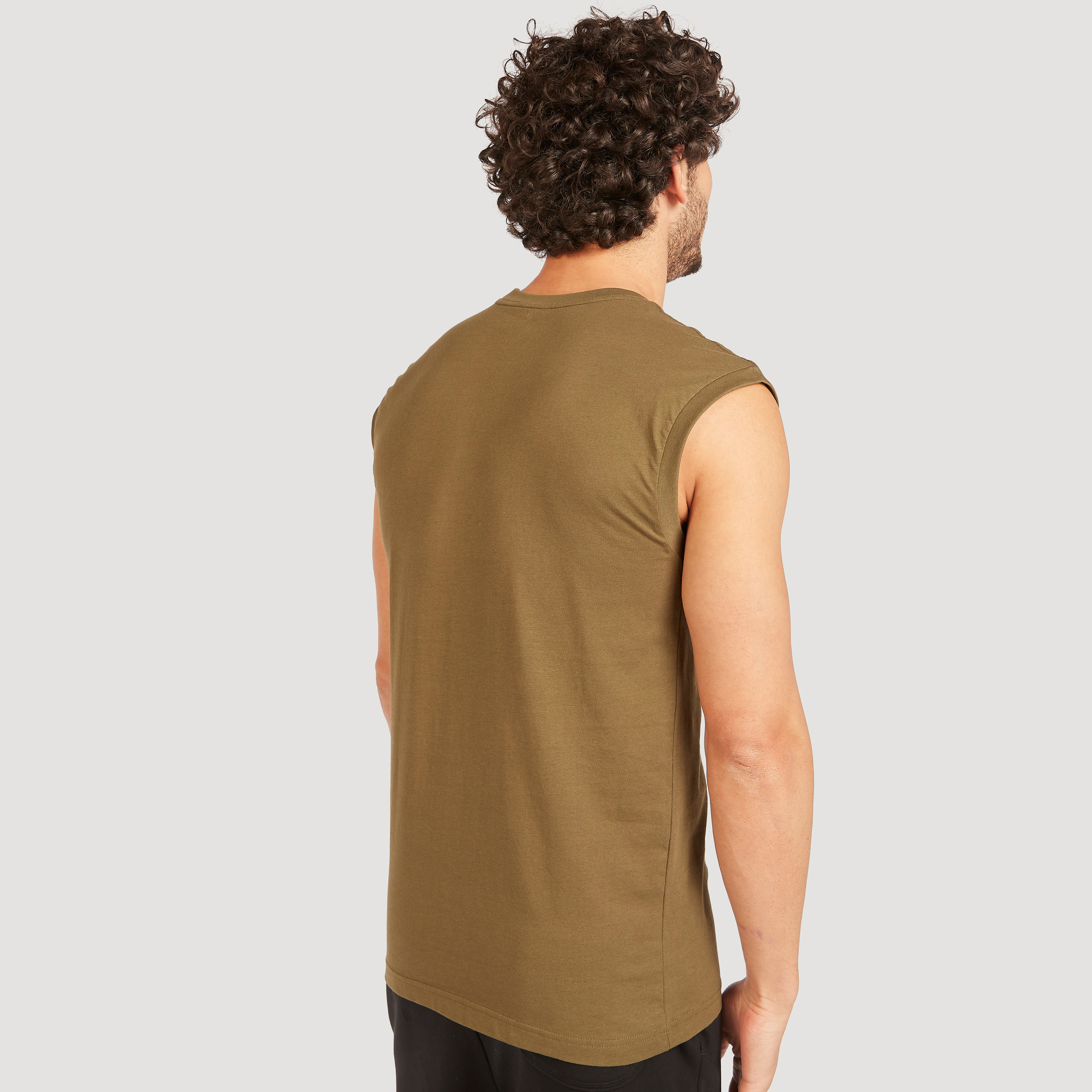 Solid Sleeveless Vest with Crew Neck-men-clothing-tshirtsandpolos-vests-image-4