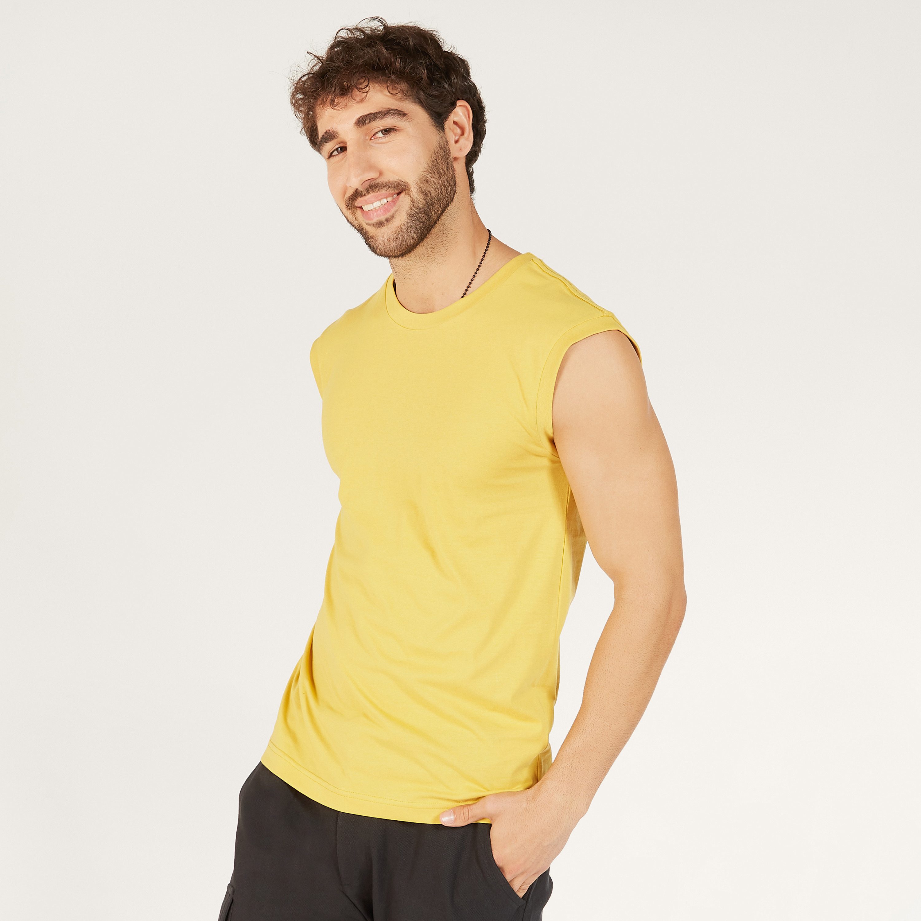 Solid Sleeveless Vest with Crew Neck-men-clothing-tshirtsandpolos-vests-image-25